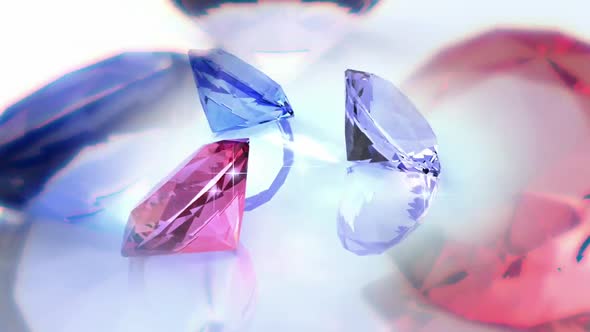 Motion Graphics Diamond Background Animation