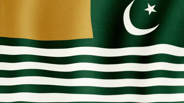 The National Flag of Azad Kashmir