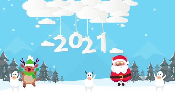 Christmas Bull Calf Greeting Card