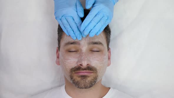 Beautician Doing Massage with Scrub alt