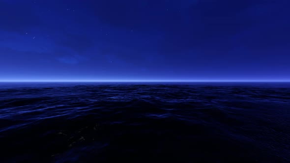 Sea Night 05 4K, Motion Graphics | Videohive