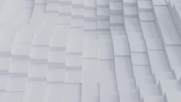 Abstract Square Geometric Surface Loop pattern.