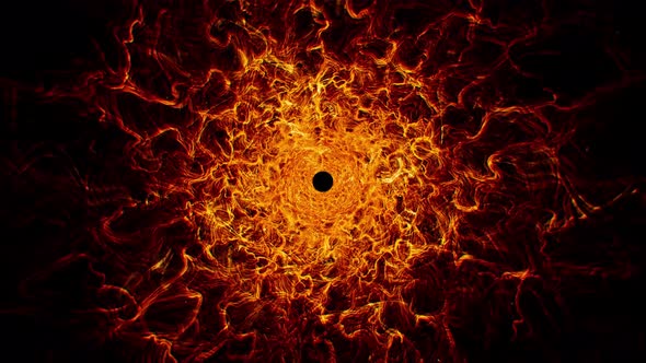 Organic Grunge Fire Tunnel Loop 4K 02 alt