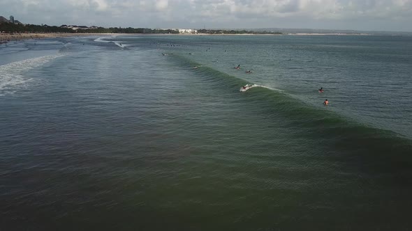 Surfer Caught a Wave