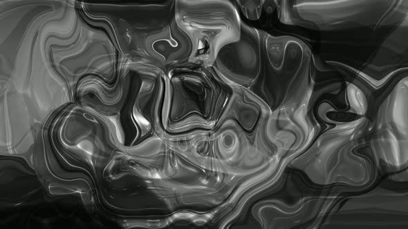 Black White Silky Liquid Animation, Background Marble Liquid Effect alt