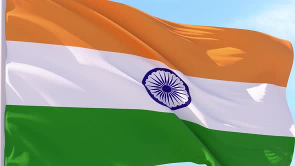 India Flag Looping Background