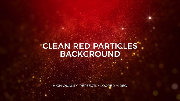 Christmas - Red Particles Background