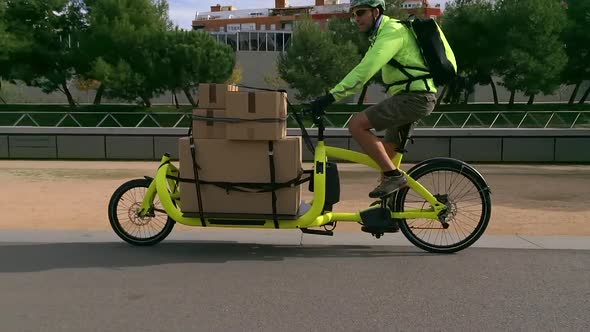 Courier cargo bike