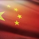 fabric pattern rippling china flag of - VideoHive Item for Sale
