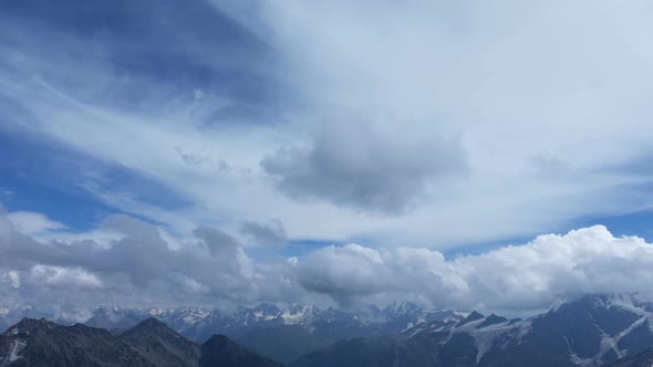 Clouds on Mountain Elbrus 3