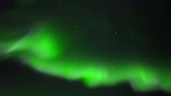 Aurora Borealis Lights Northern Alberta, Resembling To Alaska Lights alt