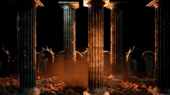 Horror Old Architecture VJ Loop alt