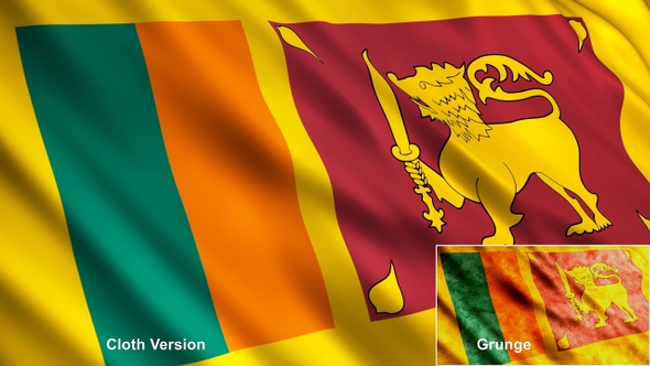Sri Lanka Flags alt