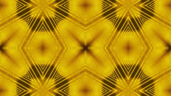 Abstract symmetrical pattern with neon glowing lines. Modern vj loop party background alt