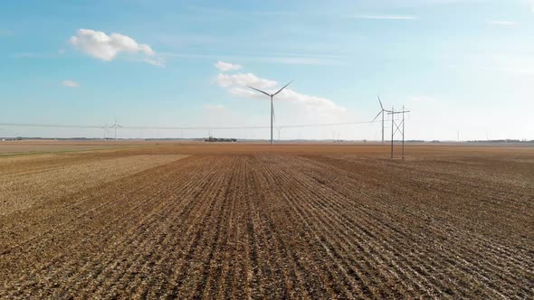 Viable wind turbine energy generation mills Twin Groves Illinois USA alt