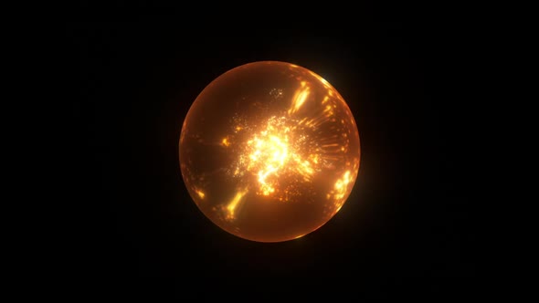 Magic Fire Particles Sphere