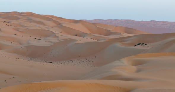 Dunes of Liwa Desert at Sunrise alt