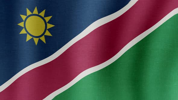 The National Flag of Namibia