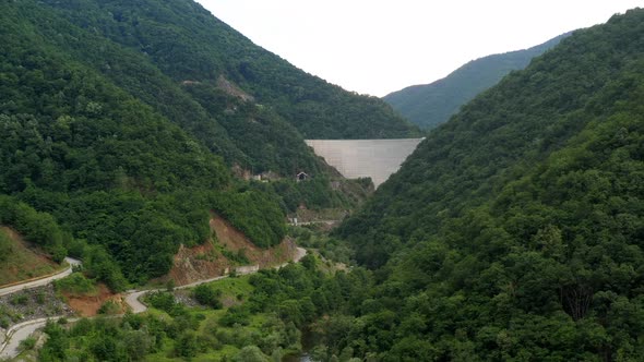 Wall of Dam