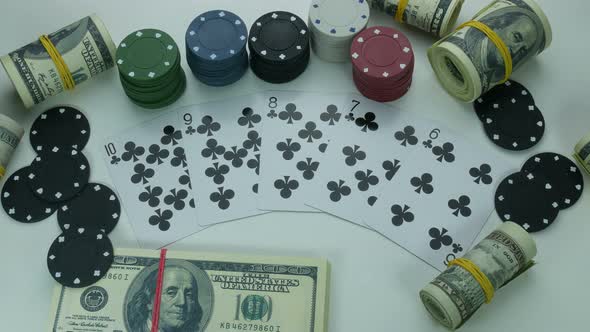 Clubs Street Flush And Money alt