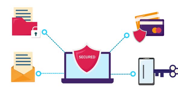 Real Time Protection In antivirus animation alt