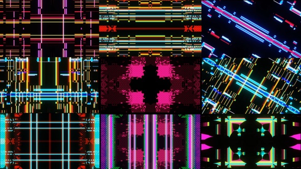 Set of 10 Abstract Backgrounds June 01 alt