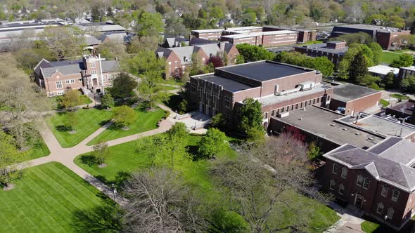 Capital University in Columbus Ohio - Aerial Drone footage of the ...