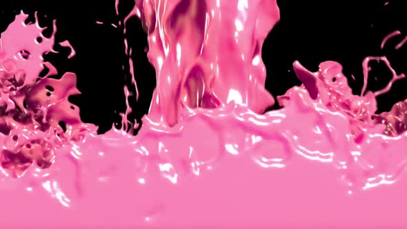 Pink Fluid Fill Effect