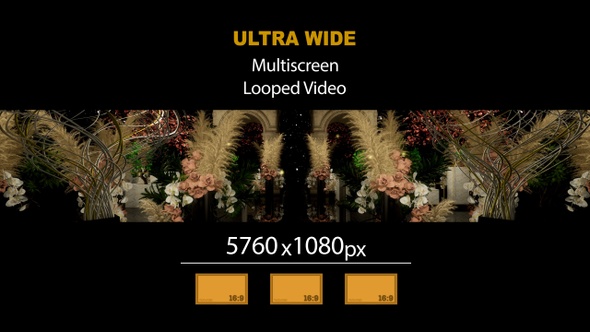 Ultra Wide HD Luxury Magic Garden Hall 07