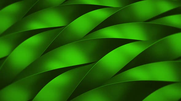 Rotating Abstract Spiral 3d Background Green