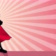 Super Girl Ray Light Silhouette - VideoHive Item for Sale
