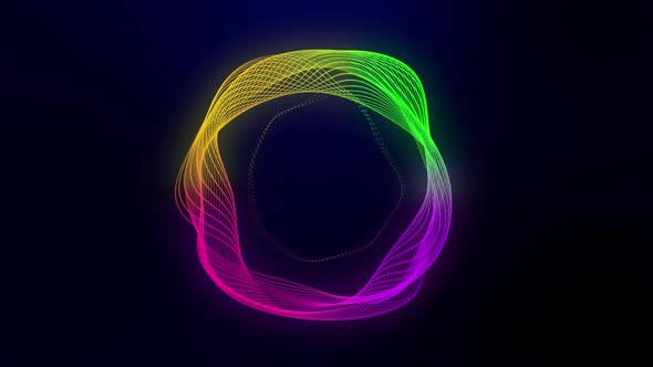 Abstract background of colored lines. Power channel