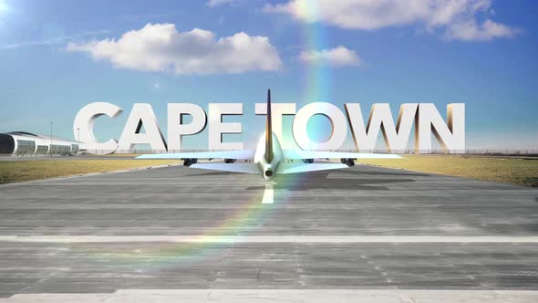 Commercial Airplane Landing Capitals And Cities Cape Town alt