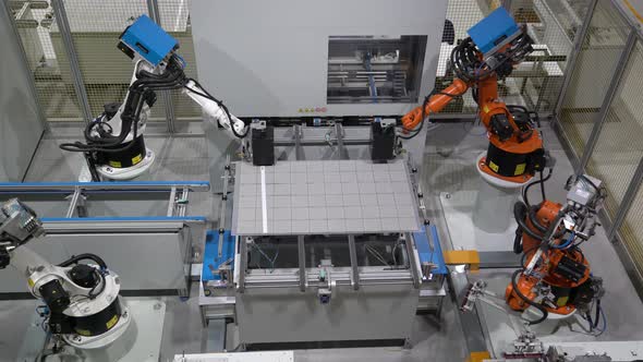 Industrial Robots Make Solder