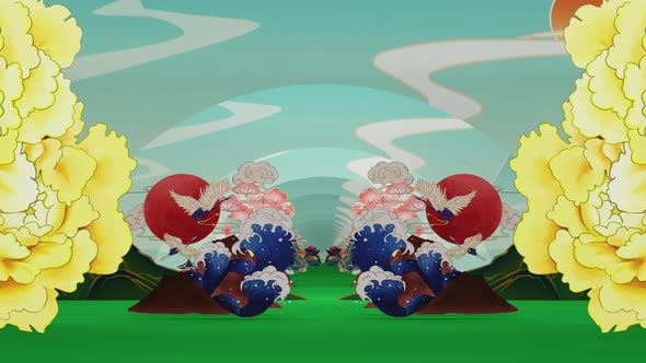 Traditional Chinese Spring Festival Cartoon Motion Graphic