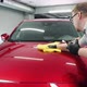 Man Polishing Cleaning Car with Microfiber Cloth Detailing or Valeting Concept - VideoHive Item for Sale