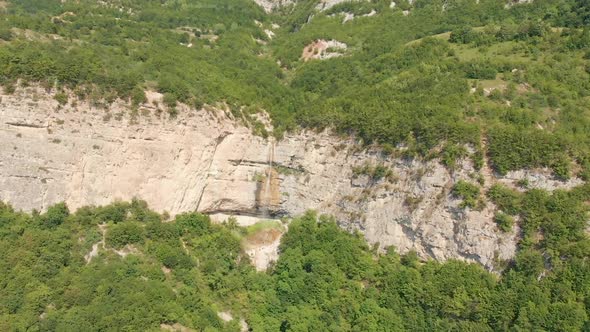 Afurja Waterfall Located in Quba Guba Azerbaijan. alt