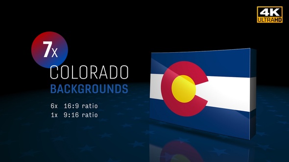 Colorado State Election Backgrounds HD - 7 pack