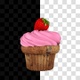 Cupcake Strawberry Cream - VideoHive Item for Sale