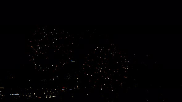 Fireworks Flashing in the Evening alt