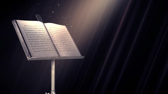 Music Sheet Book Background 1 alt