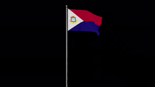 Saint Martin Flag Pole Loops With Alpha alt