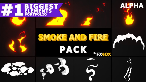 Smoke And Fire Elements | Motion Graphics Pack