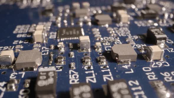 A Circuit Board Close Up
