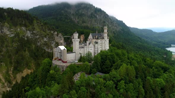 Neuschwanstein Castle Bavarian Alps Germany alt