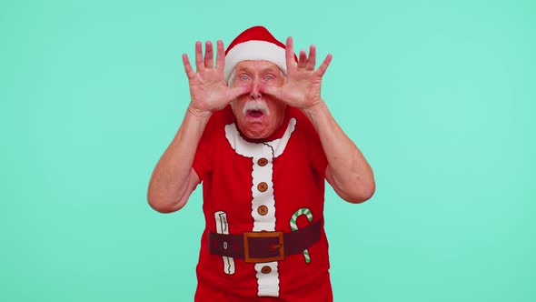 Crazy Senior Mature Grandfather Man Hat Demonstrating Tongue Out Fooling Around Making Silly Faces alt