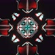 Abstract Blue and Red Flash Blinking Kaleidoscope Vj Loop Animation