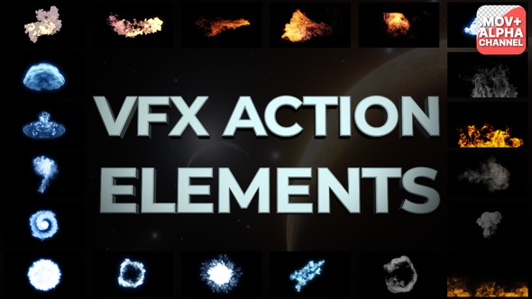 VFX Action Elements | Motion Graphics Pack