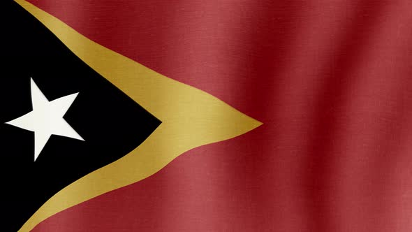 The National Flag of East Timor