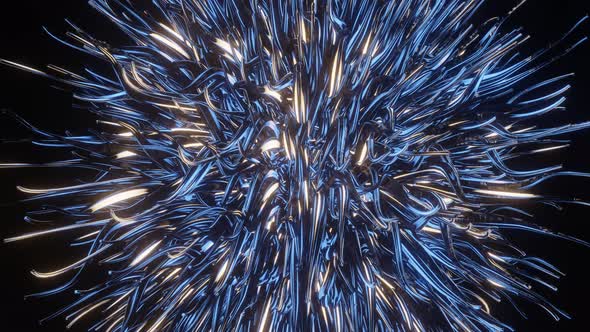 4K 3D animation. Stylish Abstract Animation Insane Trippy Psychedelic VJ Loop alt